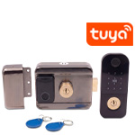 TUYA/Wi-Fi биометрический накладной электромеханический замок «HDcom AX166-Tuya»
